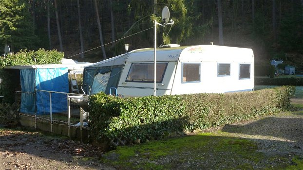 Zonnige permanente camping, Burgtal, Wachenheim an der Weinstraße (Pfalz), Duitsland - 2