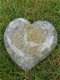 prachtige bloemen in epoxy hars hart gegoten , hart - 2 - Thumbnail