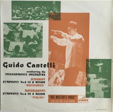 LP - SCHUBERT - MENDELSSOHN - Guido Cantelli