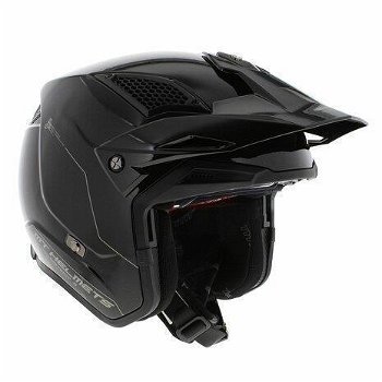 MT Streetfighter S DISTRICT Helm - GLANS Zwart - Maat L NIEUW - 1