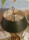 Prachtige oude BOUILLOTTE-lamp in BRONS / MESSING, 3 takken, in TBE - 3 - Thumbnail