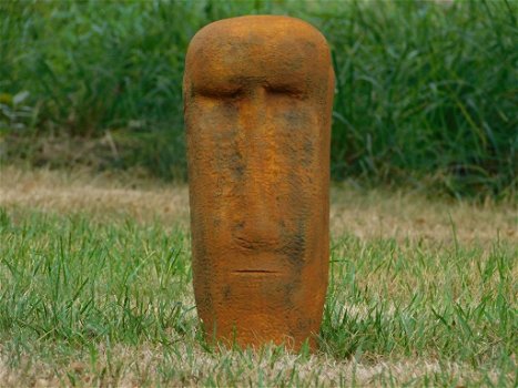 Moai beeld , tuinbeeld - 3