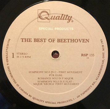 LP - The best of Bach - 1
