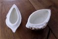 Porseleinen bakje/schaaltje met deksel - vorm van een schelp - 1 - Thumbnail