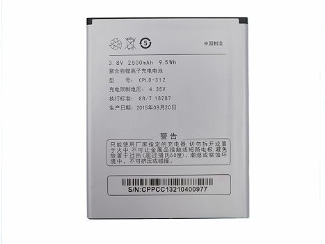 New Battery Smartphone Batteries COOLPAD 3.8V 2500mAh/9.5WH - 0