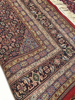 Perzisch tapijt handgeknoopt Bidjar Oosters vloerkleed wol vintage klassiek 300x250 cm, - - 5