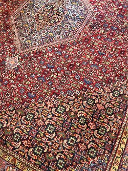 Perzisch tapijt handgeknoopt Bidjar Oosters vloerkleed wol vintage klassiek 300x250 cm, - - 6