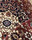 Perzisch tapijt handgeknoopt Tabriz Oosters vloerkleed 325 x 225 cm - donkerrood met crème - 5 - Thumbnail