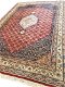 Handgeknoopt Perzisch tapijt Bidjar Oosters vloerkleed klassiek - wol -300x200 cm - rood, blauw - 2 - Thumbnail