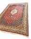 Handgeknoopt Perzisch tapijt Bidjar Oosters vloerkleed klassiek - wol -300x200 cm - rood, blauw - 4 - Thumbnail