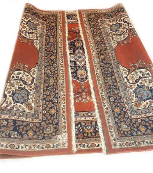 Perzisch tapijt handgeknoopt Tabriz Oosters vloerkleed wol vintage klassiek 300x200 cm - 5