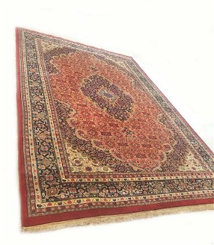 Perzisch tapijt handgeknoopt Bidjar oosters vloerkleed wol, klassiek 315x215 cm - 0