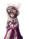 Antieke pop porselein met barok rococo jurk handgemaakt, 55 cm hoog - 3 - Thumbnail