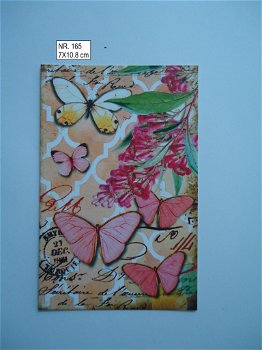 vintage kaartjes serie 12 ) vlinders - 6