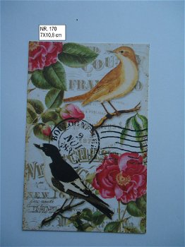 vintage kaartjes serie 13 ) vogels - 3