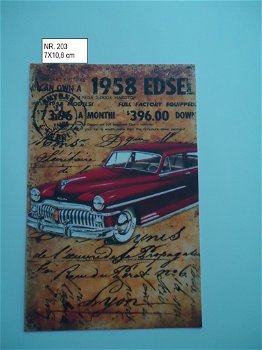 vintage kaartjes serie 16) old timer 2 - 6