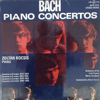 LP - BACH - piano concertos Zoltan Kocsis - SLPX 11711 - 0