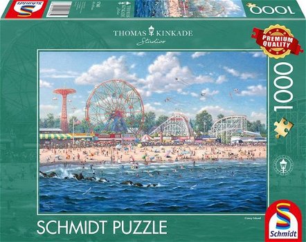Puzzle Thomas Kinkade - Coney Island 1000 Stukjes - 0