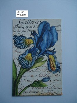 vintage kaartjes serie 18 ) bloemen 4 - 4