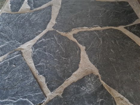 breukruwe flagstones Mystic Black - 0