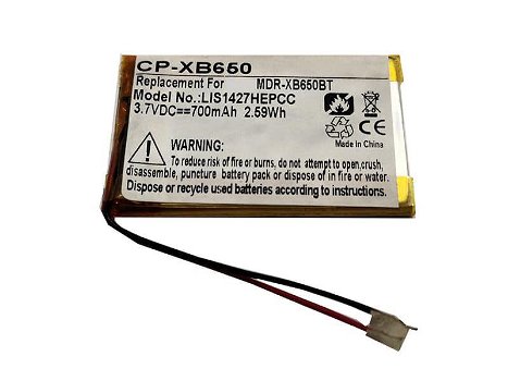 New battery LIS1427HEPCC 700mAh/2.59WH 3.7V for SONY NWZ-S764 Music player - 0