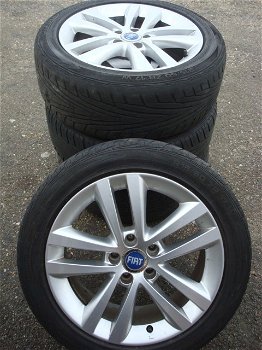 17''Originele Fiat Velgen en Banden Steek 5x110 - 1