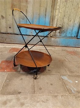 Vintage design trolley, inklapbaar. Åry Fanérprodukte Nybro - 0