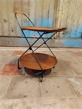 Vintage design trolley, inklapbaar. Åry Fanérprodukte Nybro - 5