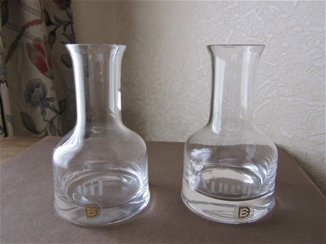 Oil & Vinegar bottles Dartington - Frank Thrower design - 0