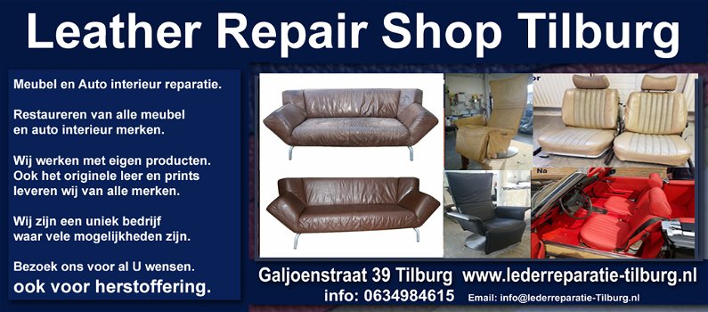 Leather repair shop leder reparatie en stoffeerderij Tilburg - 0