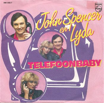 John Spencer En Lyda – Telefoonbaby (Vinyl/Single 7 Inch) - 0