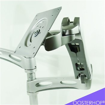 Ergotron® LX Dual Desk Mount Monitor Arm Silver #7 - 4