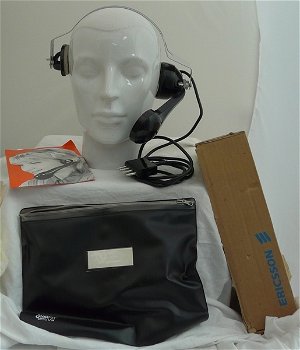 Koptelefoon / Operators Headset, type: RLF 20, Ericsson, jaren'70.(Nr.4) - 0