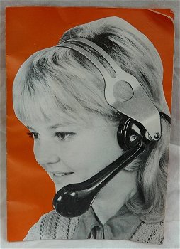 Koptelefoon / Operators Headset, type: RLF 20, Ericsson, jaren'70.(Nr.4) - 7