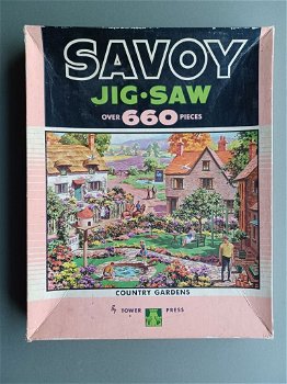 Savoy Jig Saw over 660 pieces Country Gardens - 0