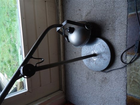 Design Staande Lamp Voetlamp Handmade old look staal instelbaar Hoogte tot 95 cm Vintage - 7