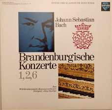 LP - BACH - Brandenburgische Konzerte 1, 2, 6 - Jürg Faerber