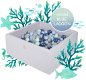 Ballenbak BLUE LAGOON set met 500 ballen | Vierkant | 110x110x40 cm - 0 - Thumbnail