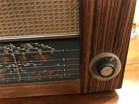 Engelse oude radio voor reparatie of onderdelen - 3