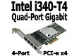 Intel i340-T4 Quad Port PCI-e x4 Ethernet Adapter ESXi 7 W11 - 0 - Thumbnail