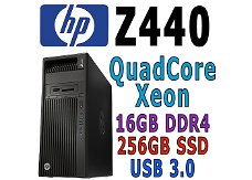 HP Z440 Workstation Xeon E5 3.6Ghz, 16GB DDR4, 256GB SSD W11