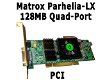 Matrox Parhelia 128MB PCI Quad-Port VGA Kaart | QID-P128LPAF - 0 - Thumbnail