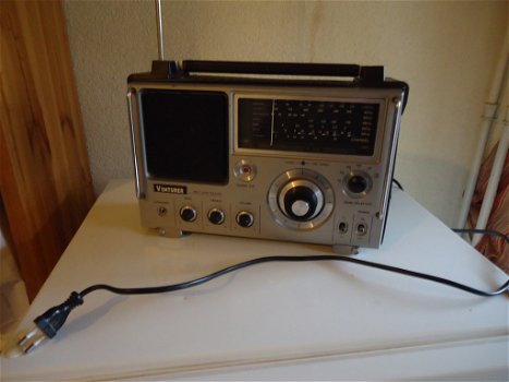 Radio Vintage Wereldontvanger Venturer multiband receiver mw lw fm air cb sw mb - 1