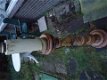 Kaars Kerkkandelaar Lamp vintage 145 cm hout gedraaid kaars brocante retro - 3 - Thumbnail