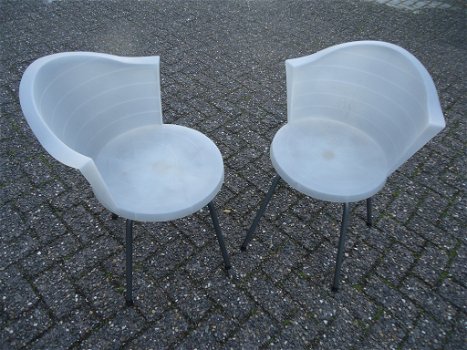 Kuipstoel Ikea Vintage Design draaibaar 360 graden plateau stalen onderframe kunststof IZGST - 1