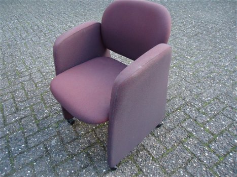 Stoel Arend 5490 relaxstoel bureaustoel op 4 wielen Designstoel - 1