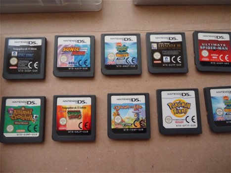 13 stuks Nintendo Ds advance en 6 Gameboy spellen games met Draxter box - 3