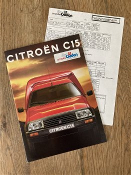 CITROEN C15 brochure - 1992 (D815) - 0