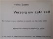 Heinz Laass - verzorg uw auto zelf (antiquariatisch boek) - 1 - Thumbnail