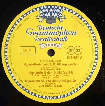 LP - Chopin, Schubert - Ausgewählte Meisterwerke - 1